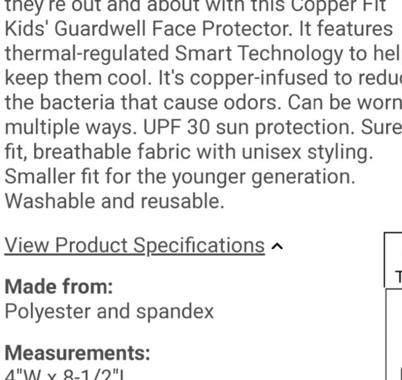 FREE 🔥🆕️Cooper Fit Face Mask Protector - Picture 7 of 8